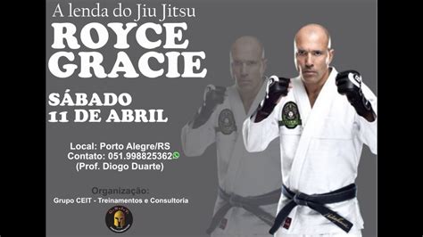 Promocional Royce Gracie Porto Alegre Youtube