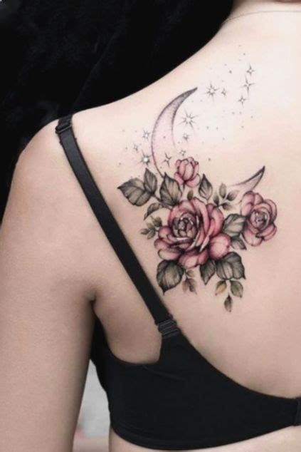 This specific tattoo indicates enlightenment in darkness or feminine power. 40 Elegant Flower Body Tattoos with Roses, Daisies and ...