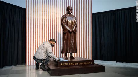 hometown hero ruth bader ginsburg honored with bronze statue in brooklyn cnn