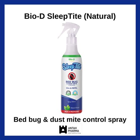 Bio D Sleeptite Bed Bug And Dust Mite Control Spray 100ml And 300ml