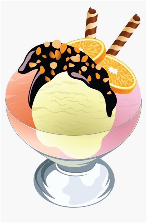 Sundae Clipart Glaces Clip Art Drinks Ice Cream Clip Ice Cream Cup Clipart HD Png Download