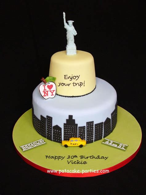 These include cutouts, banners, and flags with the team logo, as well as more generic football decorations like football field table runners and photo booth frames. New York Cake - CakeCentral.com