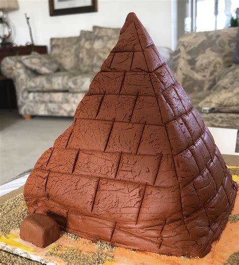 Egyptian Pyramid Back View Made Out Of Clay Egyptian Pyramids Knox Homework Making Out