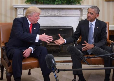 Washington Obama Trifft Trump Im Weißen Haus Us Präsident Sagt Seinem