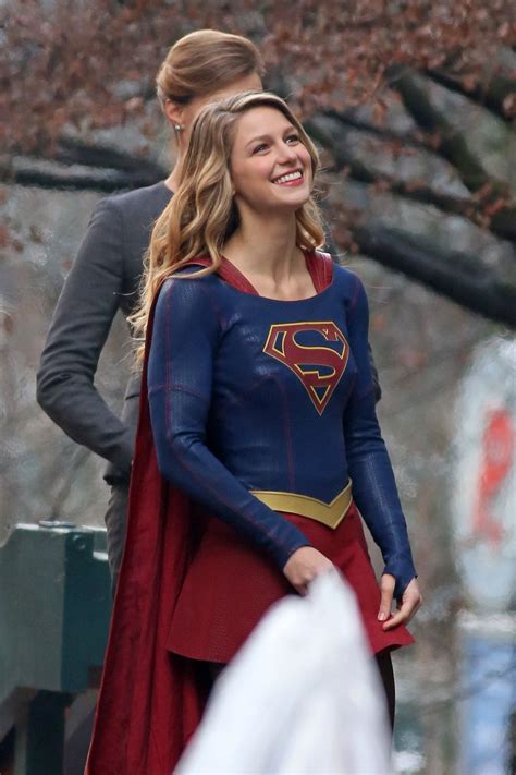 Melissa Benoist On The Set Of ‘supergirl In Vancouver 12112016