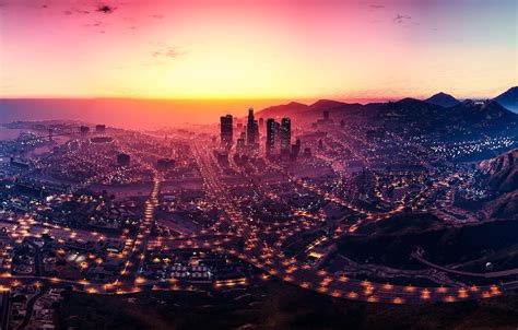 Wallpaper City Game Landscape Grand Theft Auto V Gta V Gta 5