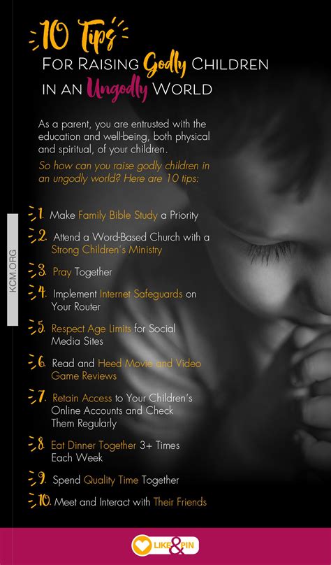 How Can You Raise Godly Children In An Ungodly World Here Are 10 Tips