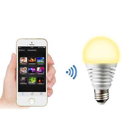 Bluetooth 40 Led E27 E26 Rgb Smart Night Light Bulb Smart Home
