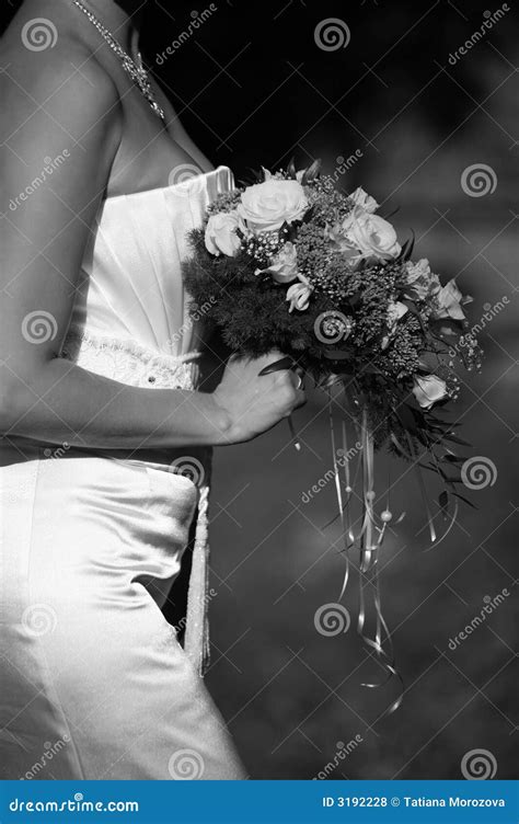 Wedding Bouquet Stock Photo Image Of Dress Rose Tradition