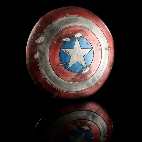 Captain Americas Chris Evans Distressed Shield Captain America The