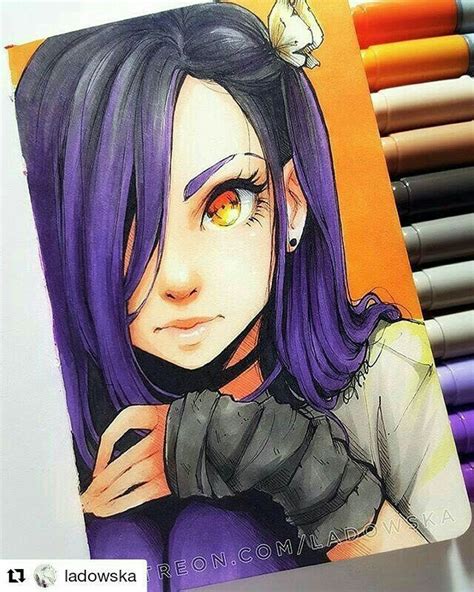Pin By Lolagrimm On Anime Cute Art Marker Art Copic Marker Art