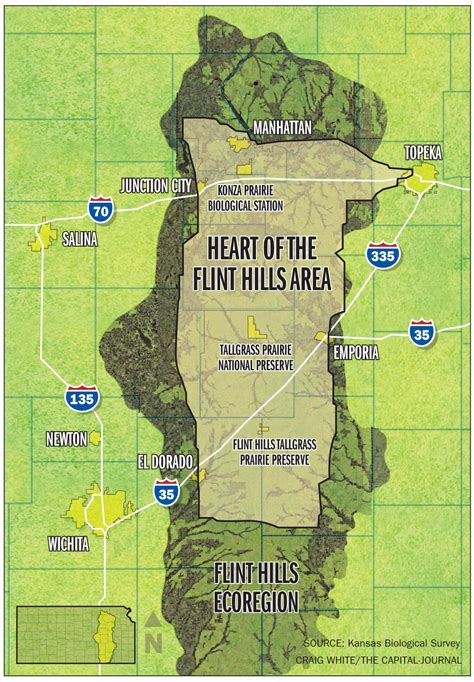 Kansas Flint Hills Map Draw A Topographic Map