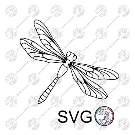 Dragonfly Svg Dragonfly Clipart Dragonfly Files For Cricut Etsy