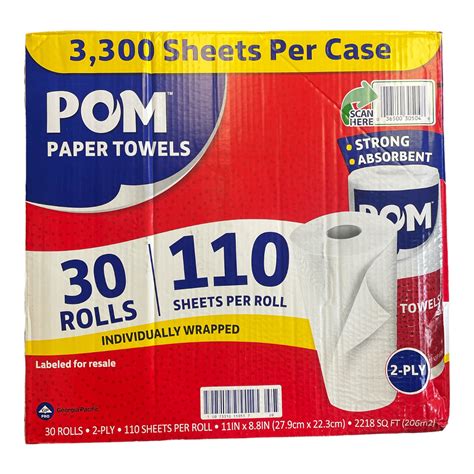 Pom Paper Towels 30 Count