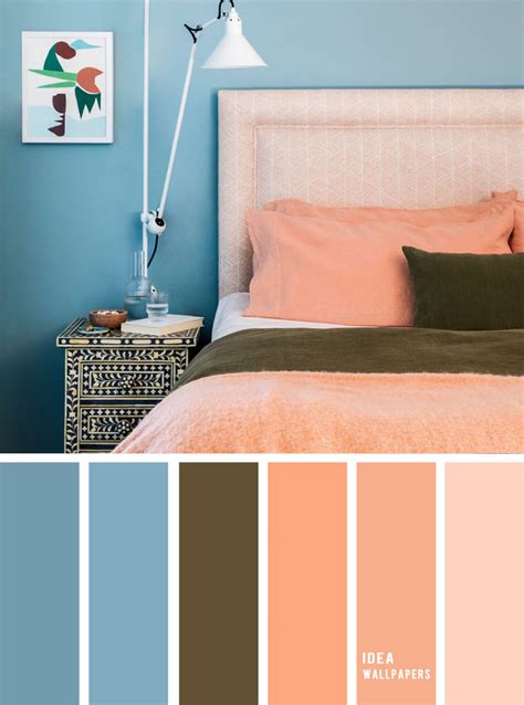 While some color choices are subjective, other colors impact most while color is largely a personal choice, keep these color palettes in mind for bedroom decor ideas to create the space you need for a restful sleep. 10 Best Color Schemes for Your Bedroom { Blue + Peach ...