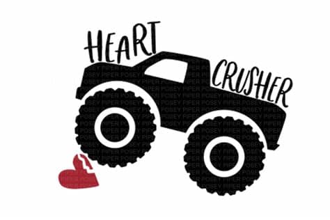 200+ vectors, stock photos & psd files. Heart Crusher Svg, Monster Truck Svg, Valentine Cut File