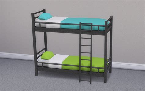 My Sims 4 Blog Hipster Loft Bunk Bed And Mattresses For Bunk Beds By Veranka