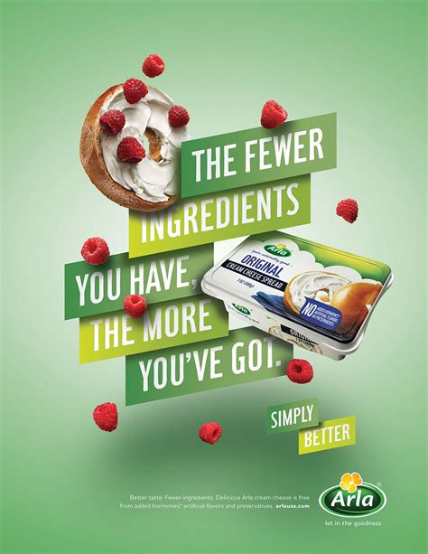 Arla On Behance Food Poster Design Creative Advertising Food