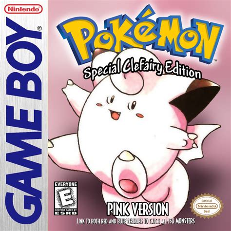 Box Art For Pokémon Pink Version With Clefairy As Its Mascot I Did In