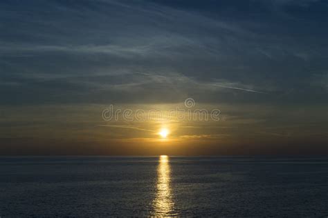 Sunset Over Adriatic Sea In Croatia Stock Image Image Of Colorful