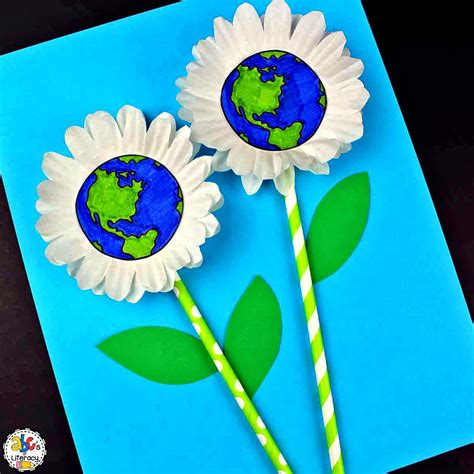 How To Make An Earth Day Flower Craft For Earth Day
