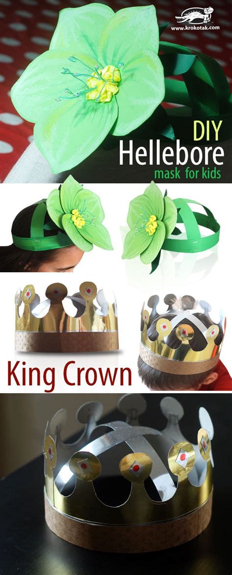 Crowns For Spring Party Diy Paper Christmas Tree Christmas Colors