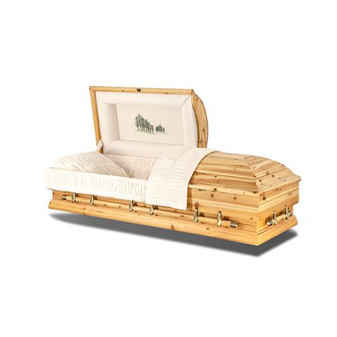 Roanoke Oversized Cedar Casket 28 Wide Sky Caskets