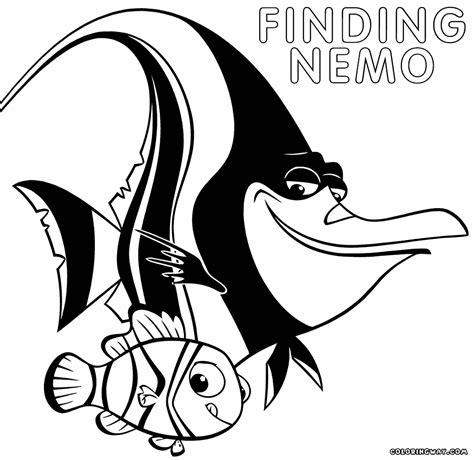 The article features the coloring sheets of nemo and other lead characters of the film like dory, coral, bruce, gill and squirt. Finding Nemo coloring pages | Coloring pages to download ...