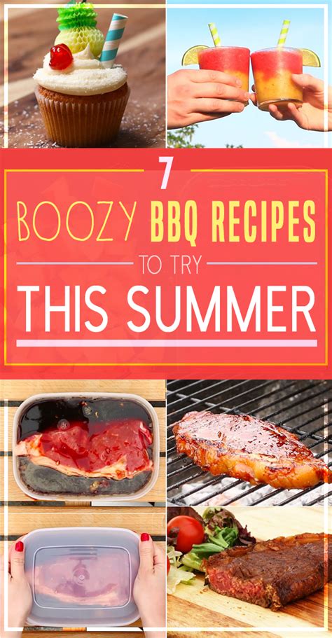 7 Boozy BBQ Recipes To Try This Summer Bbq Recipes Summer Recipes