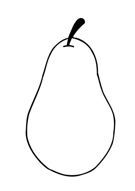 Enter your name or username to comment. Coloring page pear - img 12292.