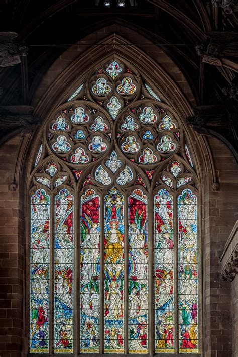 Gothic Cathedral Interior Window
