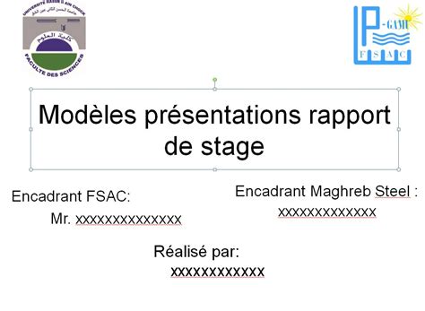 Exemples Présentations Powerpoint Pour Soutenance De Stage Cours