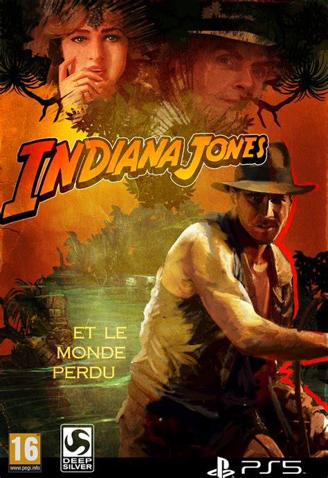 Affiche jeu vidéo Indiana Jones Le thème une affiche de j Flickr
