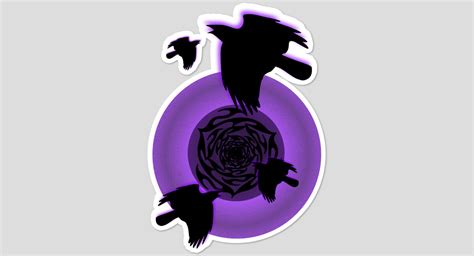 Ravens And Rose Stickers By Artbymimulux Design By Humans