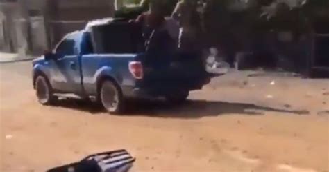 Video Sicarios En Camionetas Del Cártel De Sinaloa Recorren