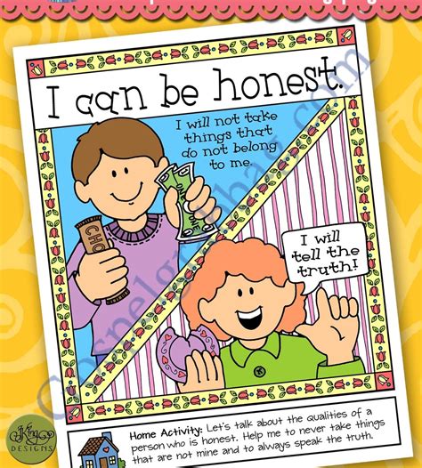 I Can Be Honest Poster Or Coloring Page Ggb Store Gospel Grab Bag