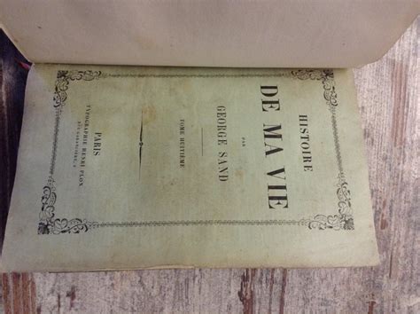 George Sand Histoire De Ma Vie 5 Volumes 1856 Catawiki