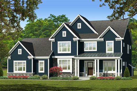 This Two Story Traditional House Plan Has All The Features A Large