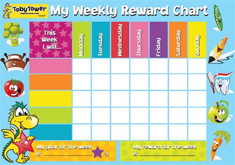 reward chart template for kids | Toddler reward chart, Reward chart kids, Preschool reward chart