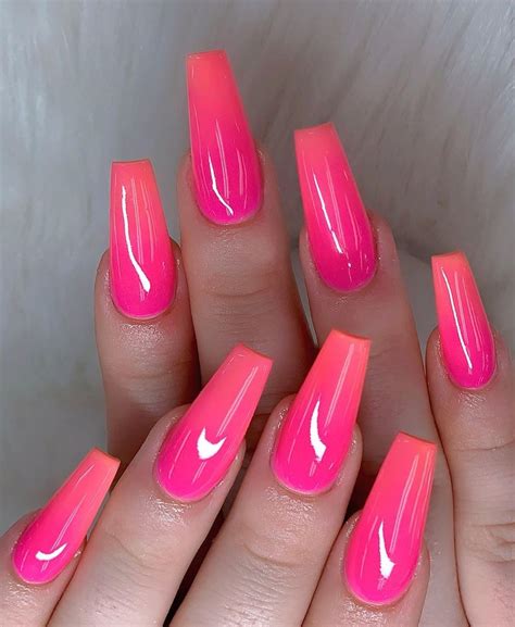 Unleash Your Creativity With Summer Nails In Pink And Orange Cobphotos