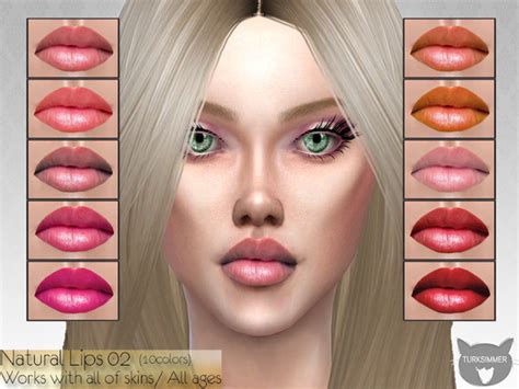 The Sims Resource Natural Lips 02