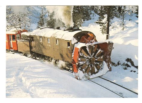 Judys Postcards Plus Snow Train Europe Xrotd 9213