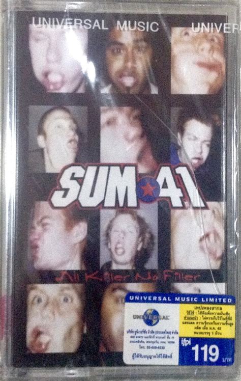 Sum 41 All Killer No Filler 2001 Cassette Discogs
