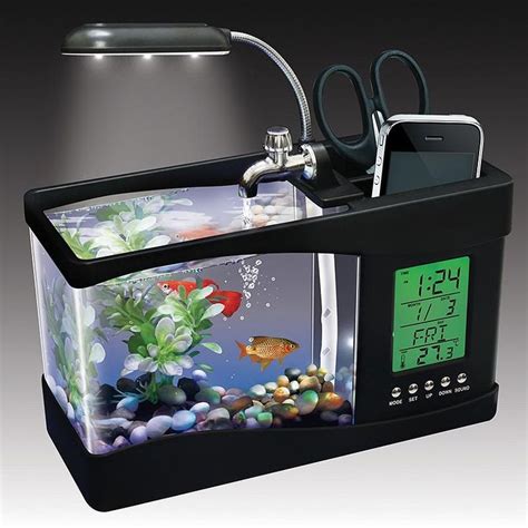 Mini Desktop Aquarium Desktop Aquarium Aquarium Cool Fish Tanks