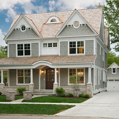 Oil based roofing paints are best suited for collecting rain water but i wouldn't paint cement tiles with oil based paint. Image result for light gray house tan roof (With images) | Exterior paint colors for house ...