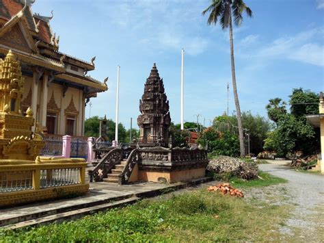Sangke Pagoda Battambang Cambodia Trains