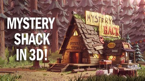 Mystery Shack In 3d Gravity Falls Youtube