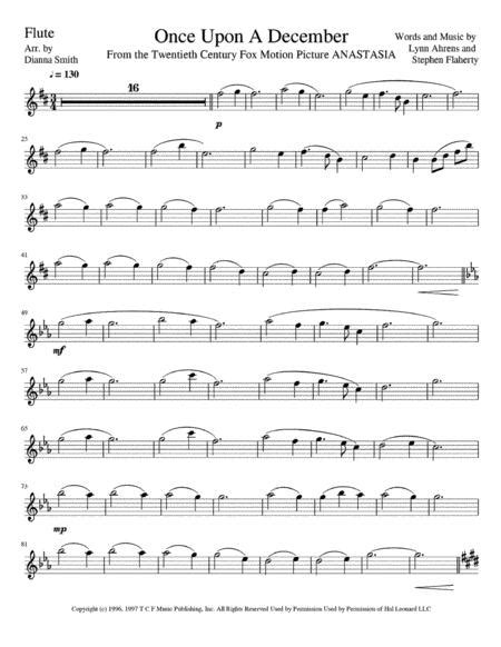 Once Upon A December From Anastasia Sheet Music To Download And Print