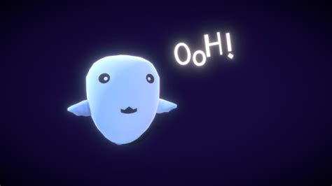 Low Poly Animated Cartoon Ghost 3d Model By Blue Colossus Studio