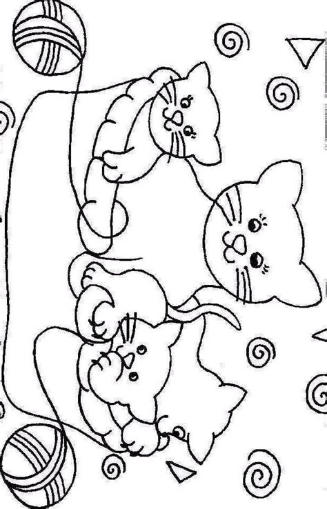 Kleurplaat Poezen En Katten Poezen En Katten Kleurplaten Katten
